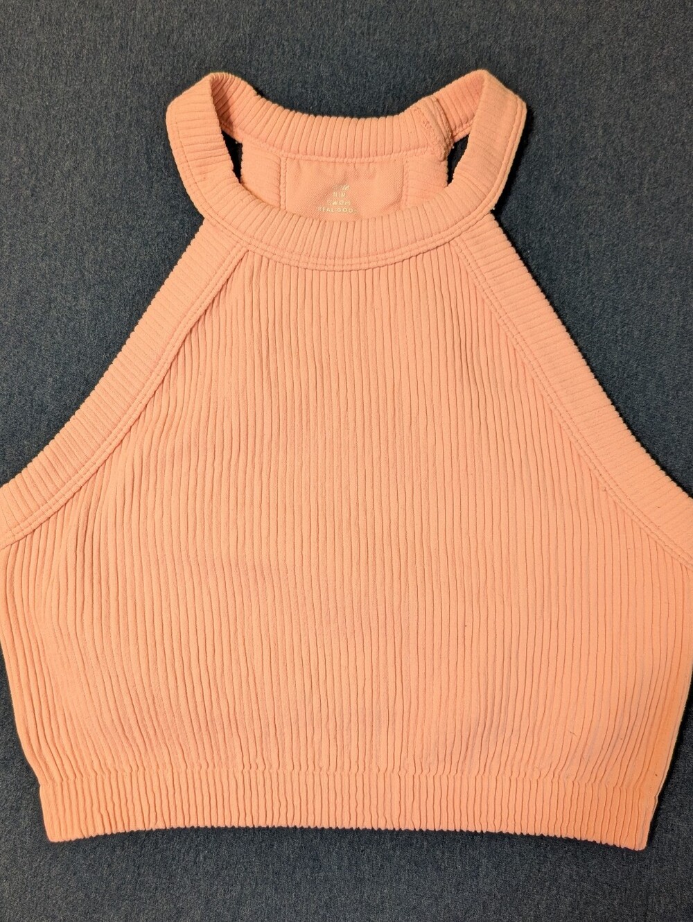 Aerie pink cropped tank top, medium